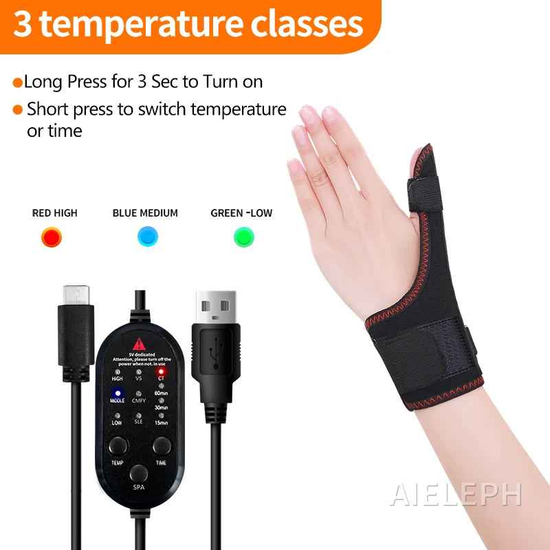 Restore Your Balance® - Electric Finger Massager Heat Therapy